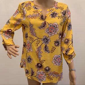 V Neck Blouse Size S
